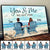Back View Couple Sitting Beach Landscape You & Me We Got This Personalized Horizontal Poster