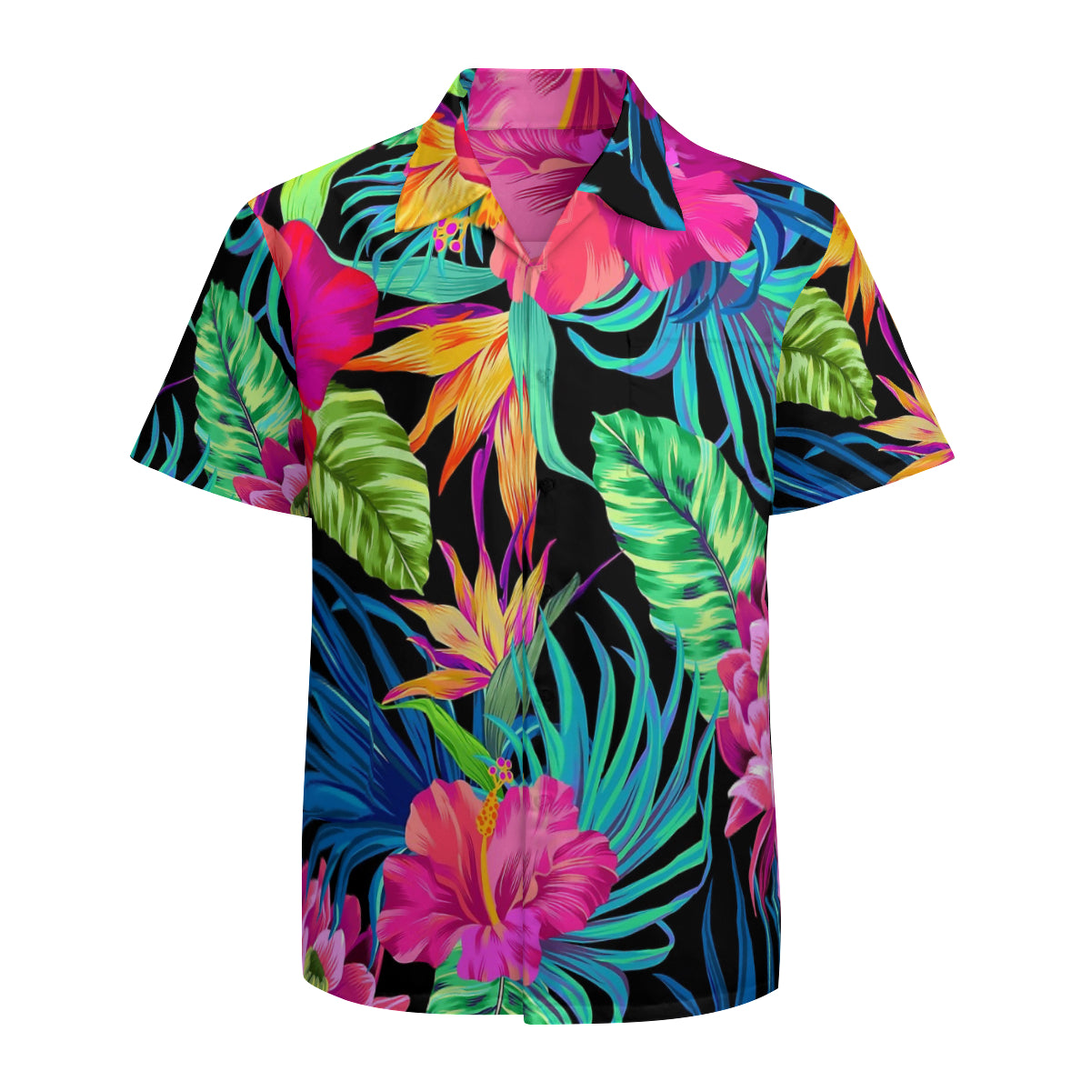 Drive You Mad Hibiscus Pattern Graphic Hawaiian Shirts No.QT67TU