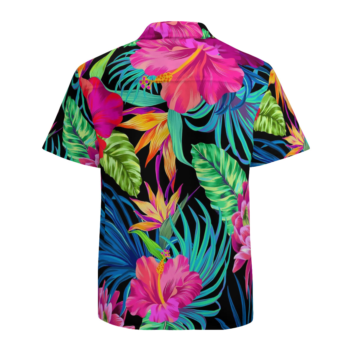 Drive You Mad Hibiscus Pattern Graphic Hawaiian Shirts No.QT67TU