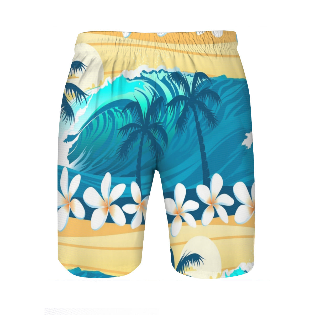 Hawaii Pattern 042 Men's Swim Trunks No.QVR39A