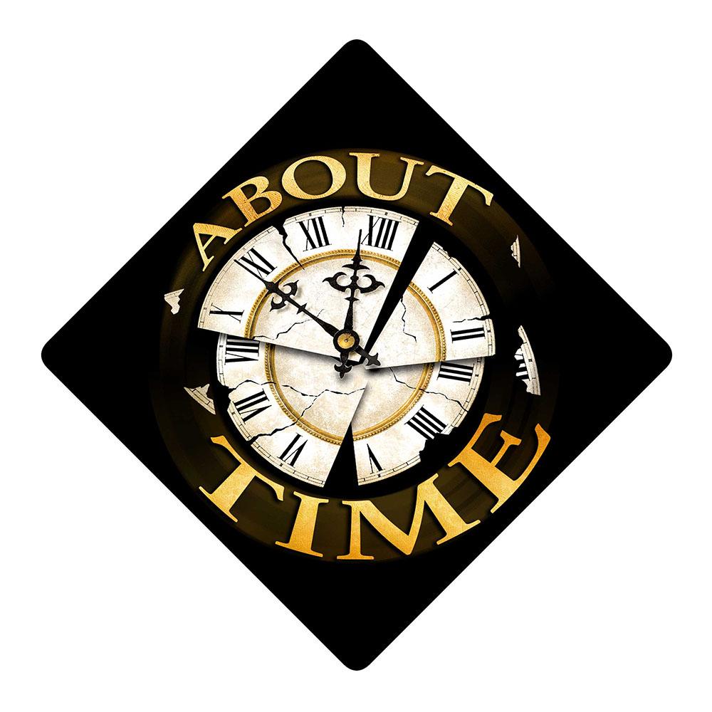 Graduation Cap Topper - About Time - Tassel Topper