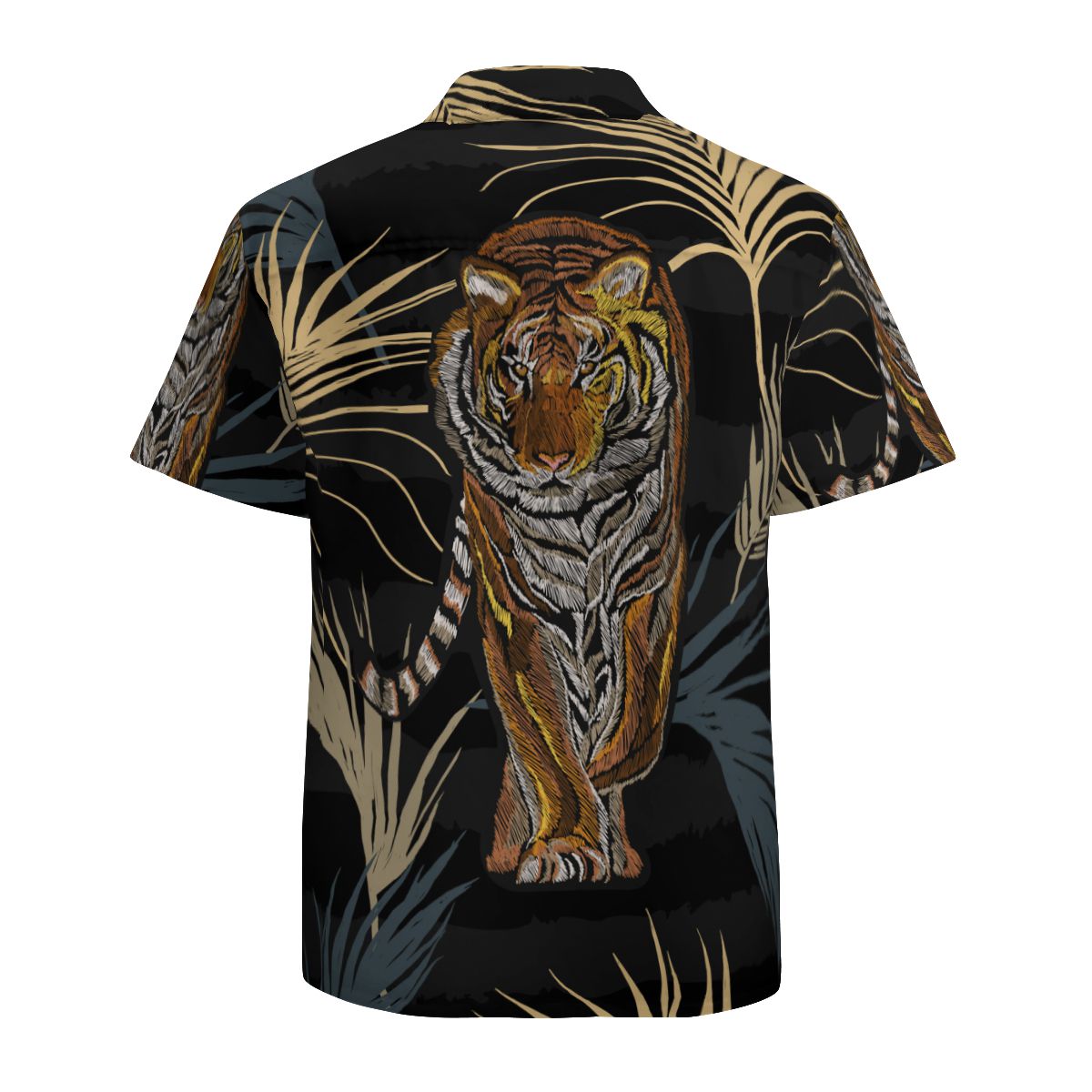 Tropical Leaves Tiger 3 Hawaiian Shirts No.R79TZV