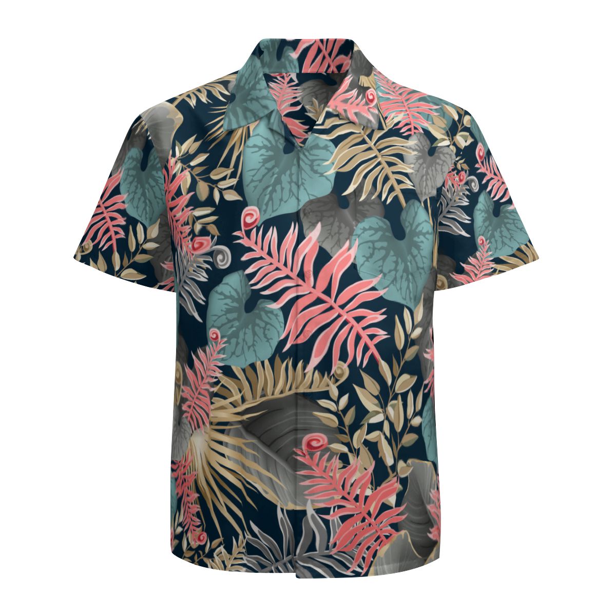 Tropical Leaves 021 Hawaiian Shirts No.R7FJ3M