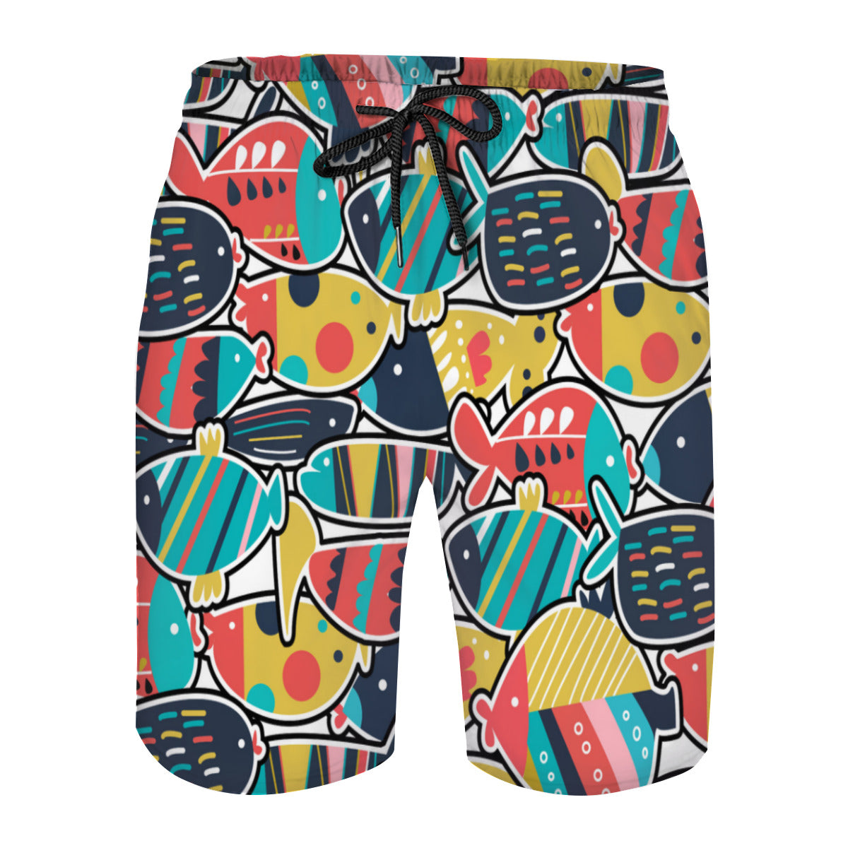 Cute Fishes Set Men's Swim Trunks No.RJX5R6