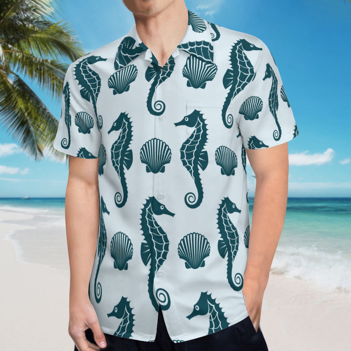 Sea Horse 3 Hawaiian Shirts No.RL3TAE