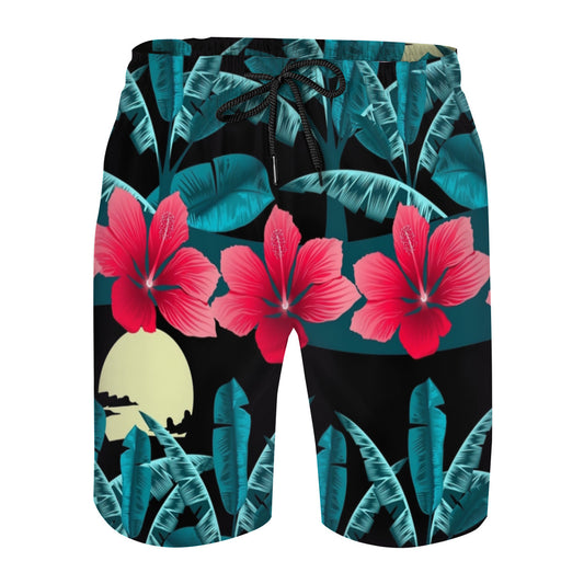 Hawaii Pattern 035 Men's Swim Trunks No.RXDEXO