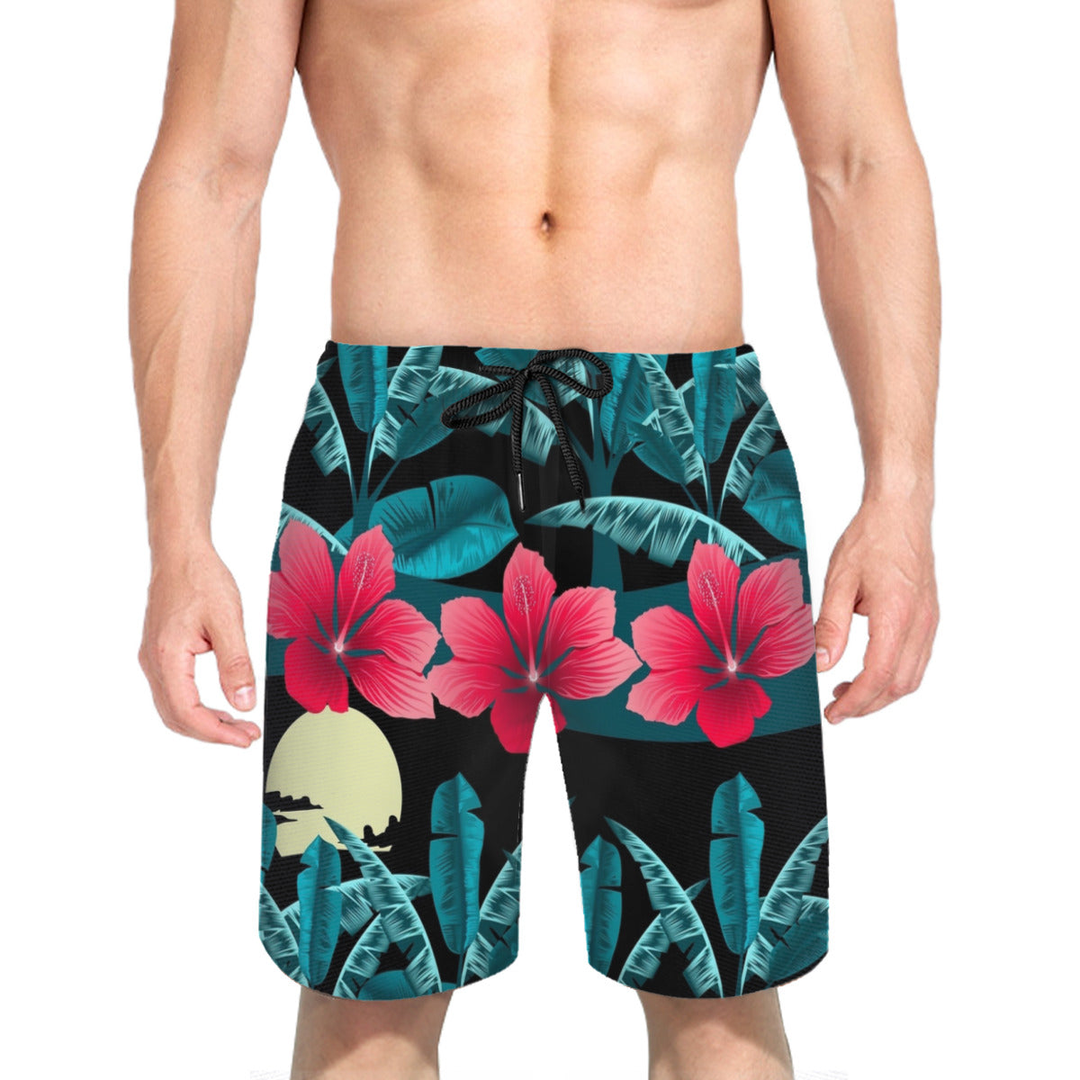 Hawaii Pattern 035 Men's Swim Trunks No.RXDEXO