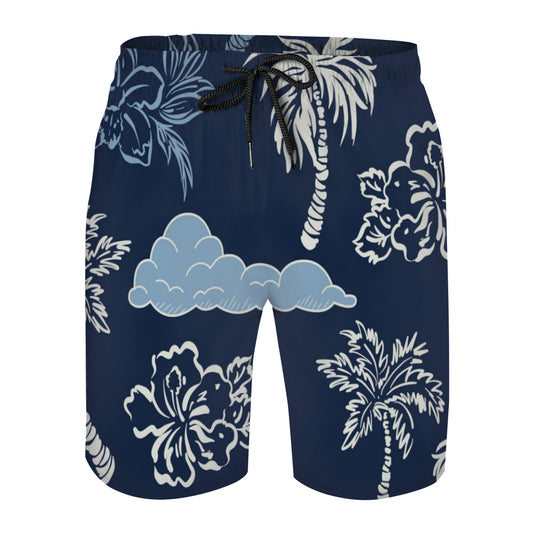 Tropical Leaves 011 Men's Swim Trunks No.RYH6DD