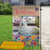 Rainbow Paws & Burlap – Personalized Photo & Name – Garden Flag & House Flag