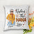 Rocking Mom Grandma Life Personalized Polyester Linen Pillow
