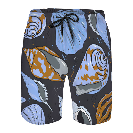 Shells Pattern Men's Swim Trunks No.S2GBYV