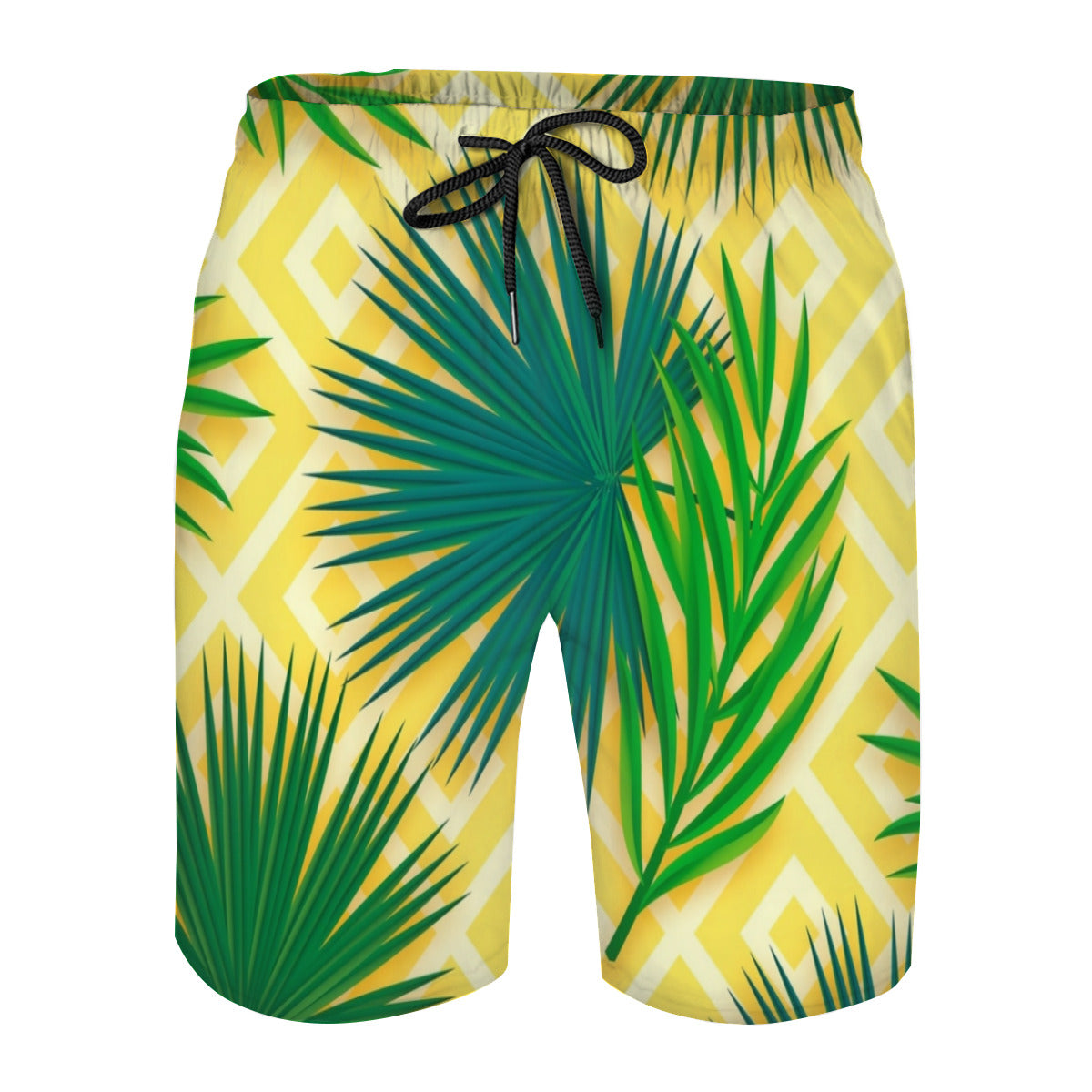 Tropical Leaves 019 Men's Swim Trunks No.SEXGM3