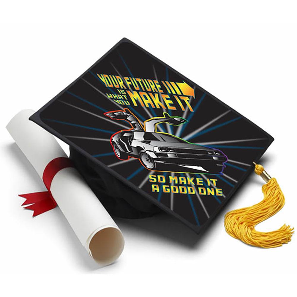 Graduation Cap Topper - Back To The Future - Tassel Topper