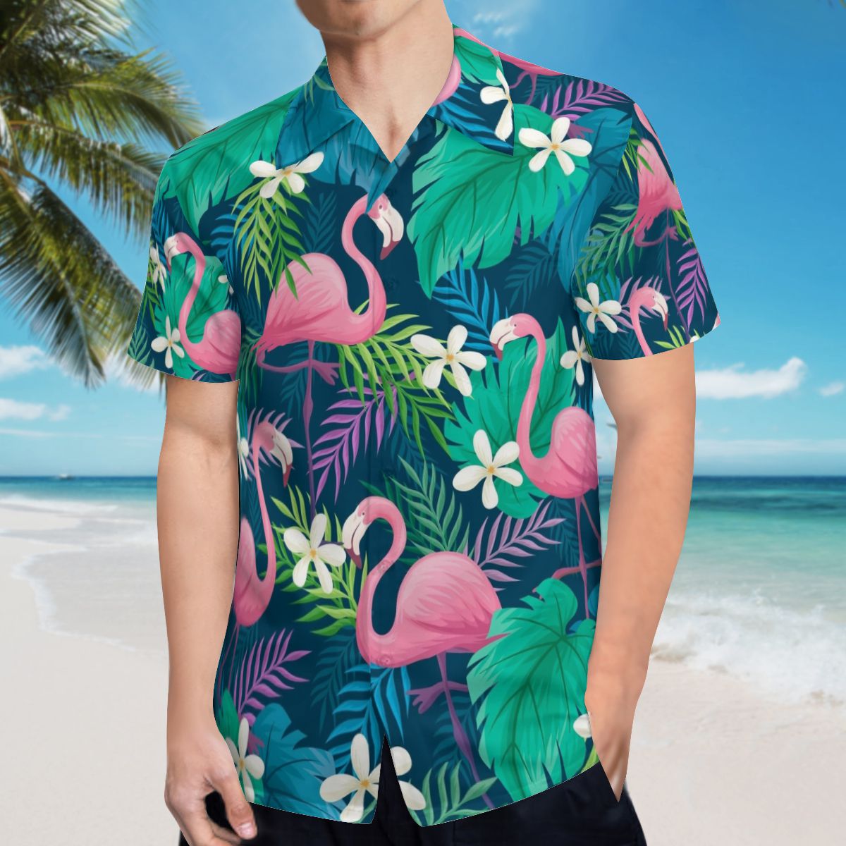 Flamingo 07 Hawaiian Shirts No.SHQWR3