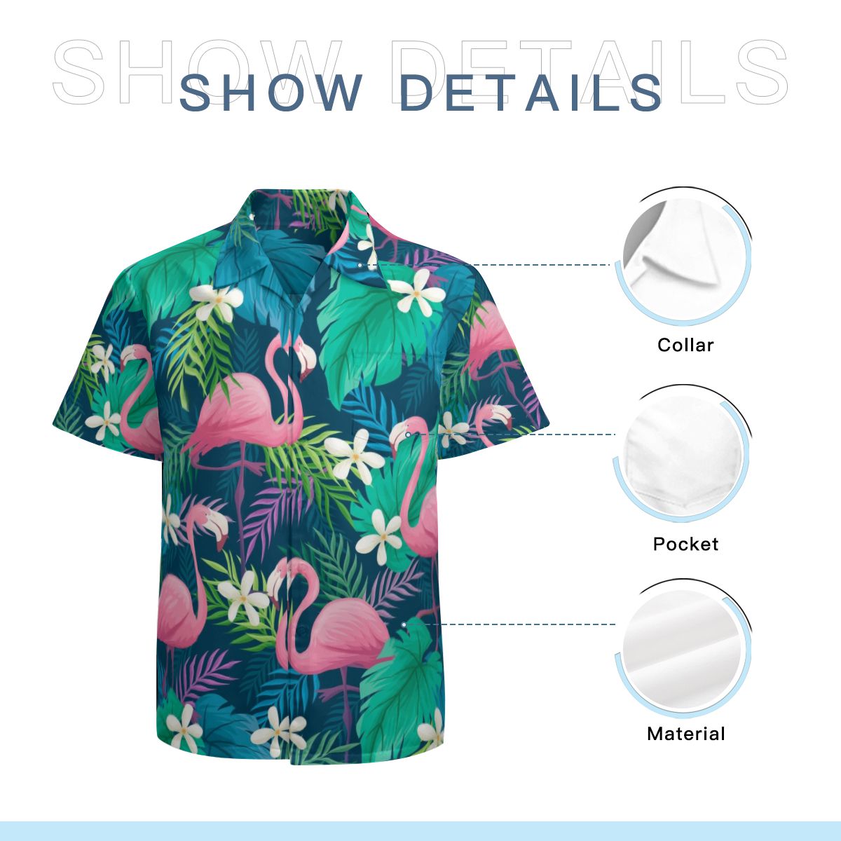 Flamingo 07 Hawaiian Shirts No.SHQWR3