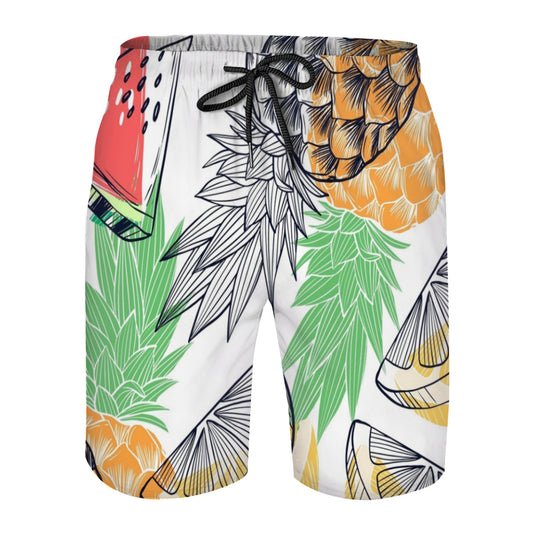 Tropical Leaves 020 Men's Swim Trunks No.SU9GWV