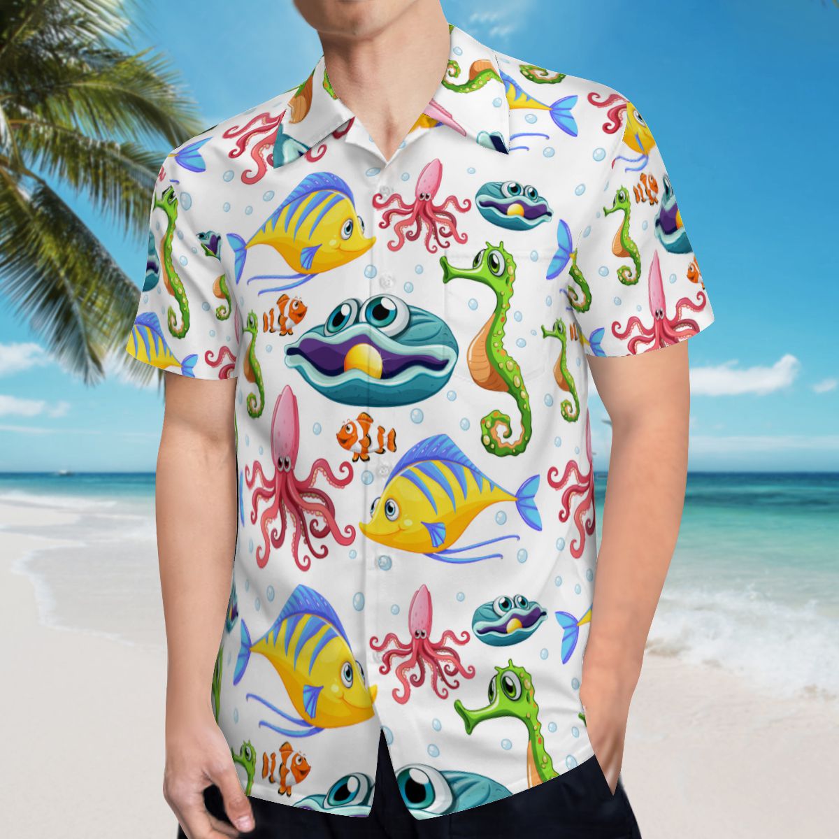 Marine Animals 03 Hawaiian Shirts No.TCVKPN