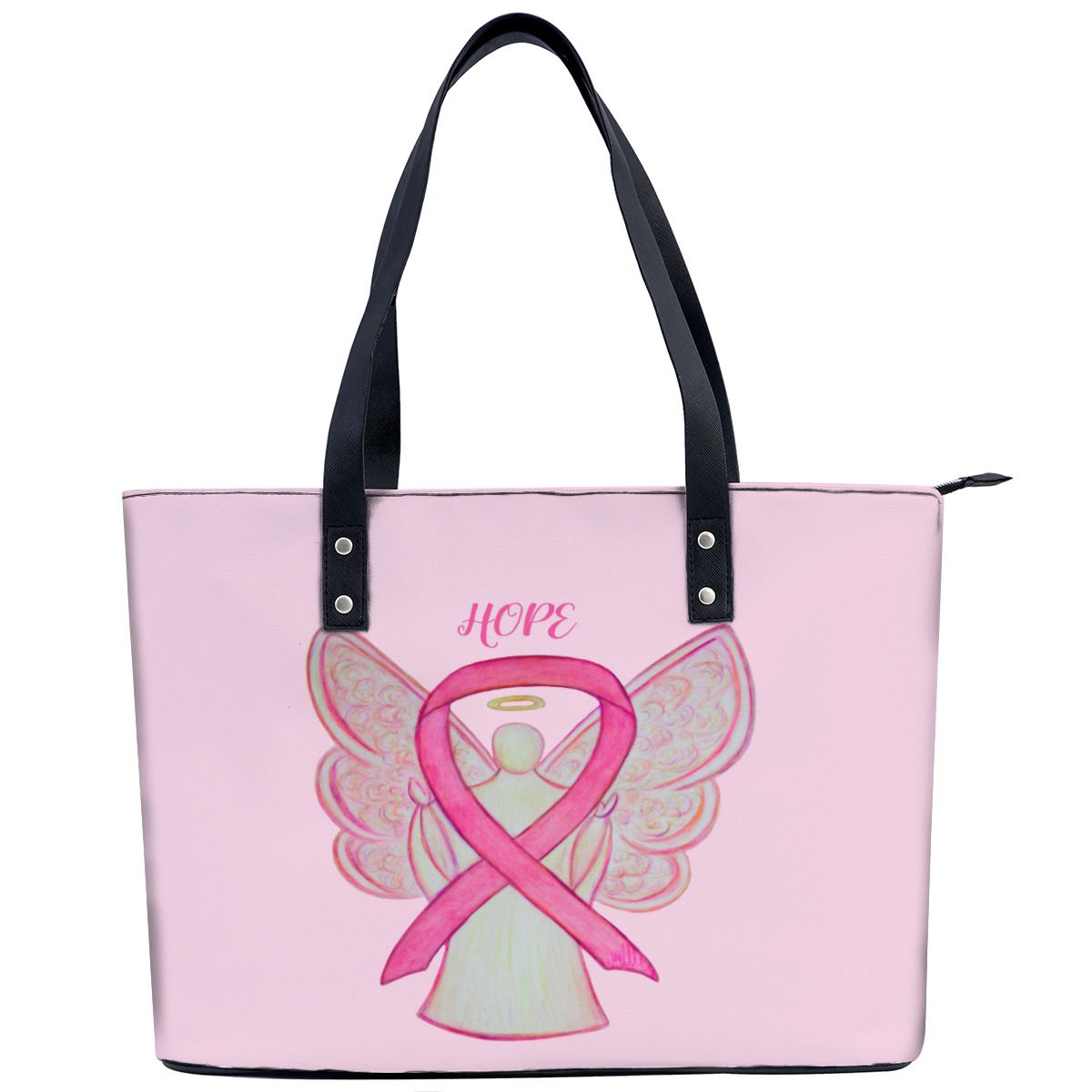 Breast Cancer Awareness Ribbonss Shoulder Bag No.FUXPOT