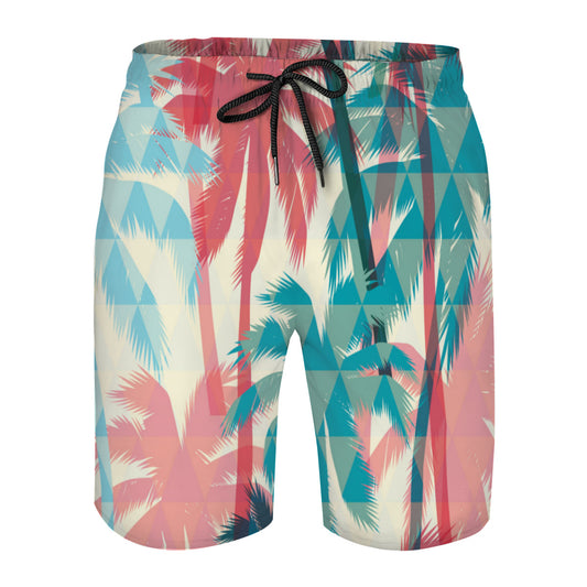 Tropical Leaves 007 Men's Swim Trunks No.TQXP72