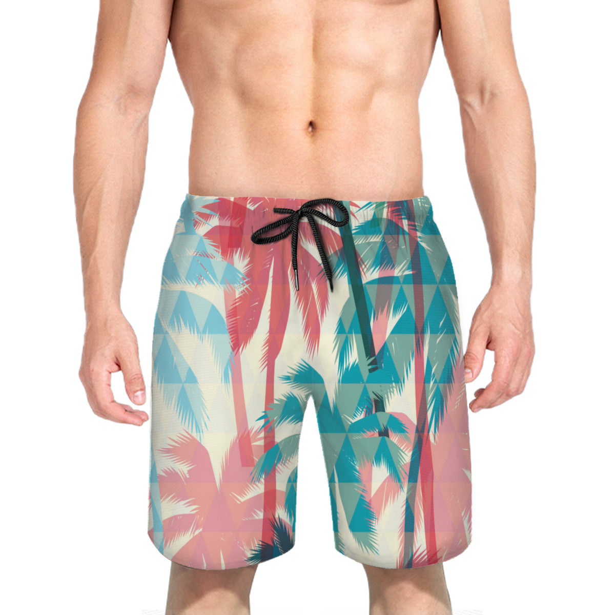 Tropical Leaves 007 Men's Swim Trunks No.TQXP72