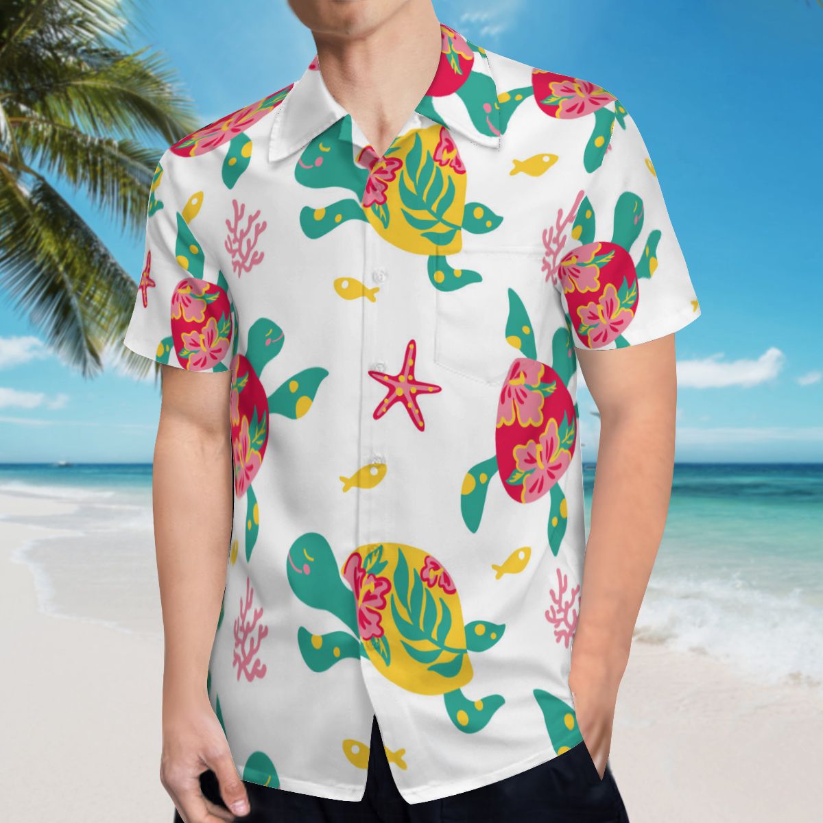 Turtle Kids Hawaiian Shirts No.TW7FOK