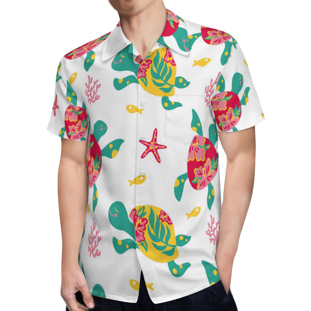 Turtle Kids Hawaiian Shirts No.TW7FOK