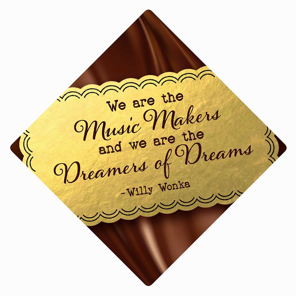 Willy Wonka & The Chocolate Factory Grad Cap Tassel Topper
