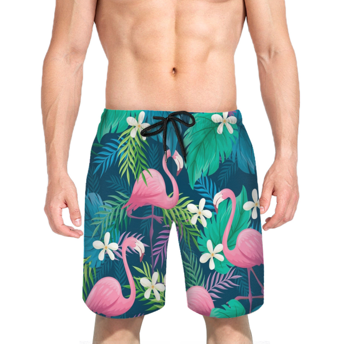 Flamingo 07 Men's Swim Trunks No.UBG5DZ