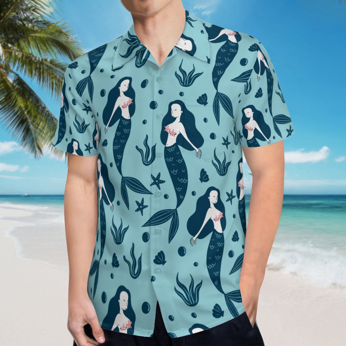 Mermaid Hawaiian Shirts No.UFC7HN