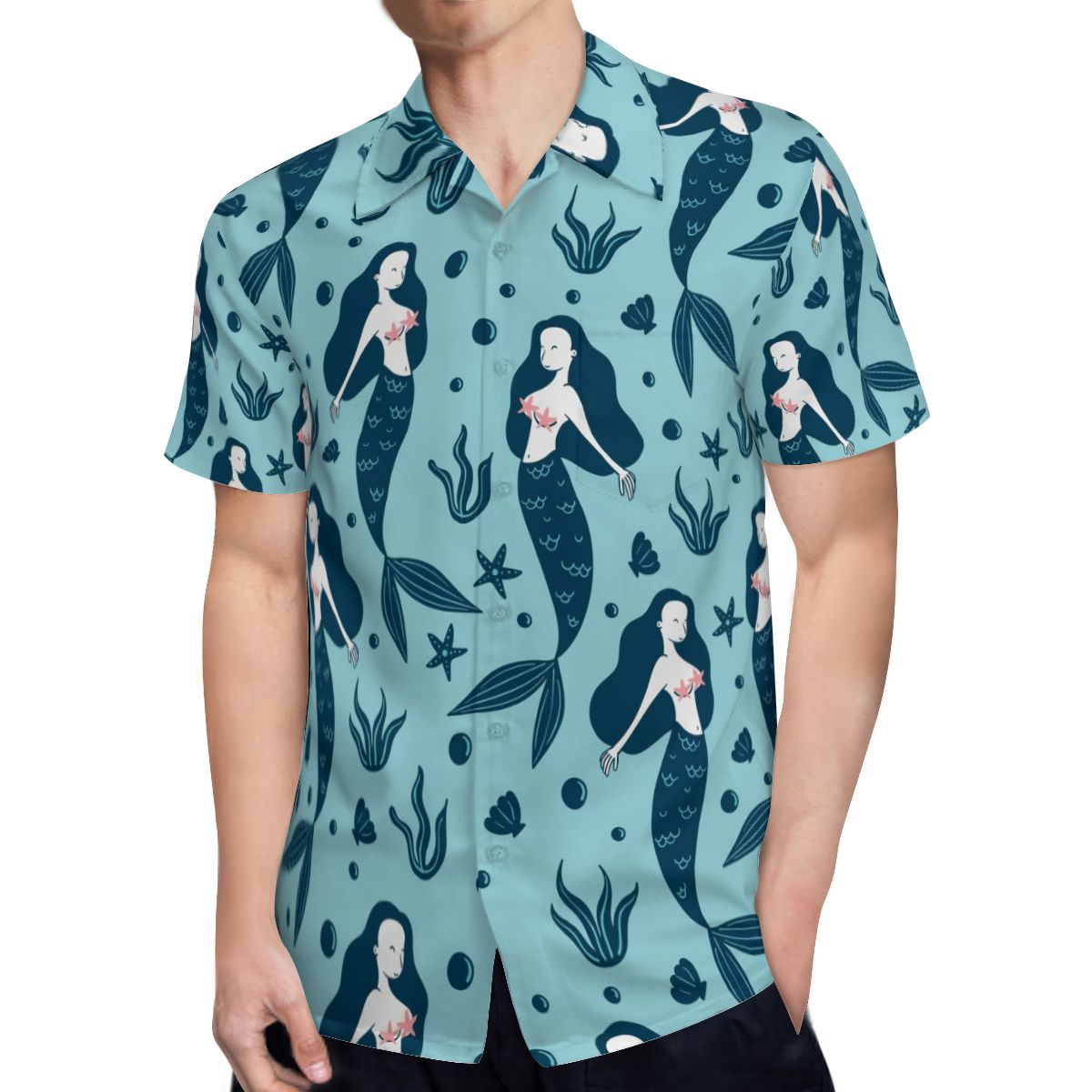 Mermaid Hawaiian Shirts No.UFC7HN