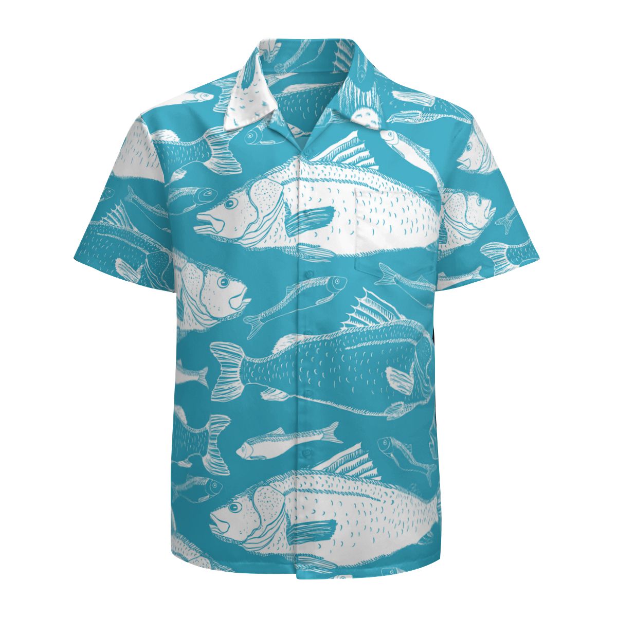 Fish Hawaiian Shirts No.UG7GQ5