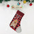 Personalized Name Christmas Dog Stocking Two-Sided Design