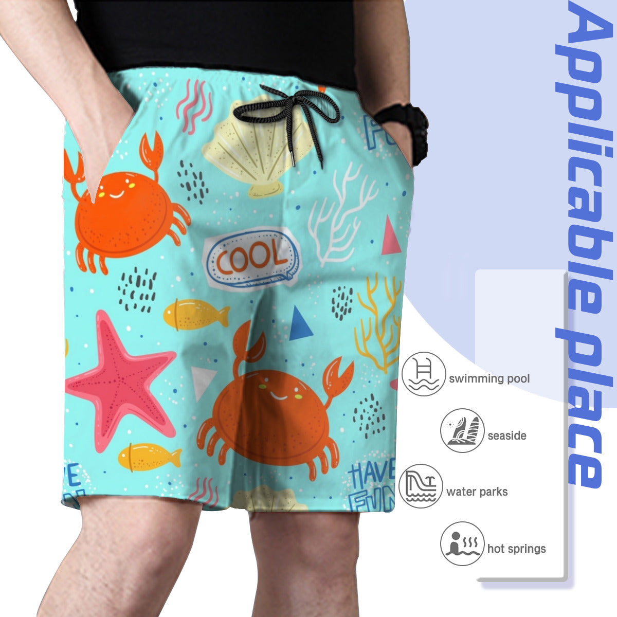 Crab Men's Swim Trunks No.URW2OP