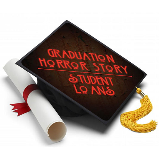 Graduation Horror Story Grad Cap Tassel Topper