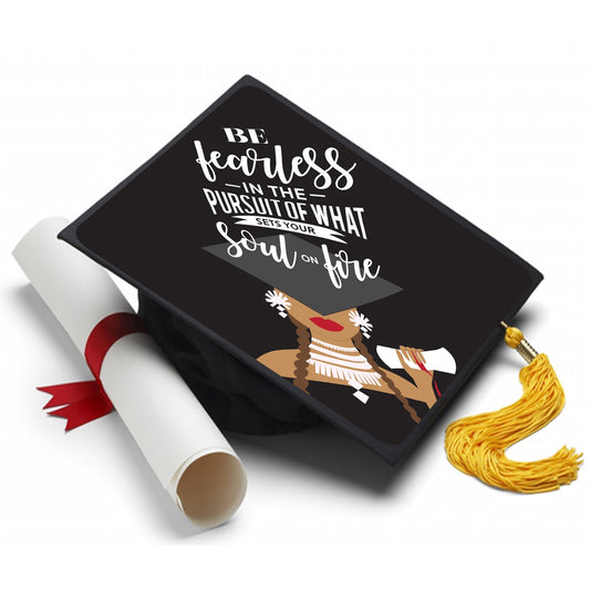 Set Your Soul on Fire Grad Cap Tassel Topper