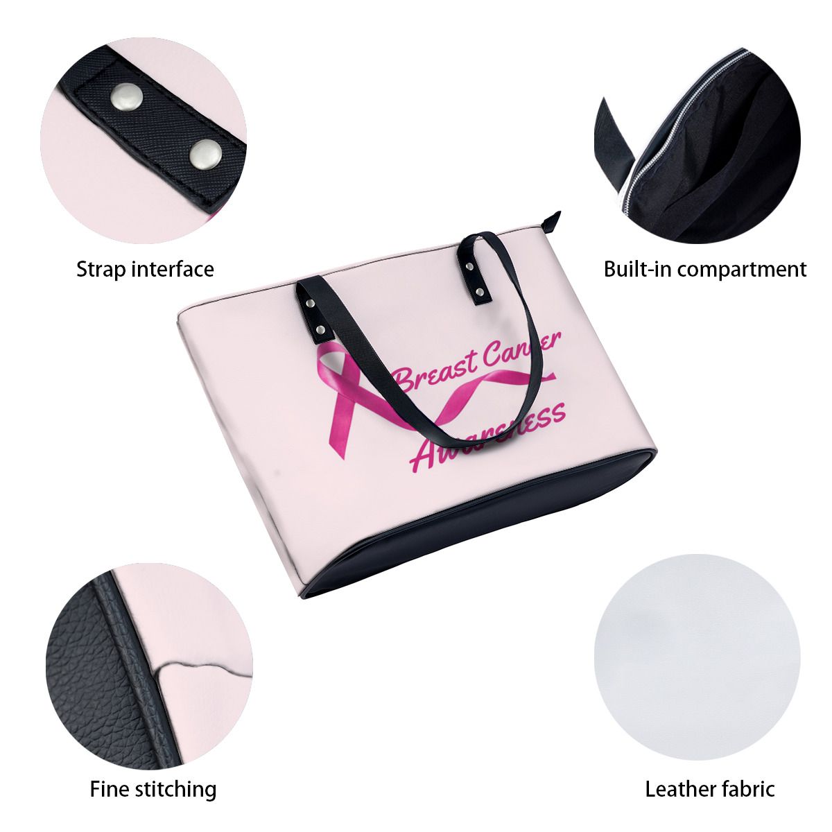 Breast Cancer Awareness Shoulder Bag No.CJFEUX