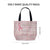 Breast Cancer Pink Ribbon Plaid Canvas Bag No.X93MBO