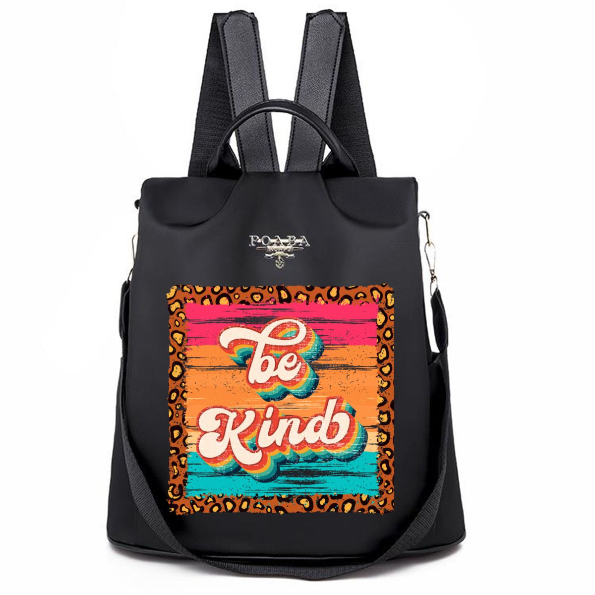 Sublimation Retro Be Kind Backpack No.VKIPWH