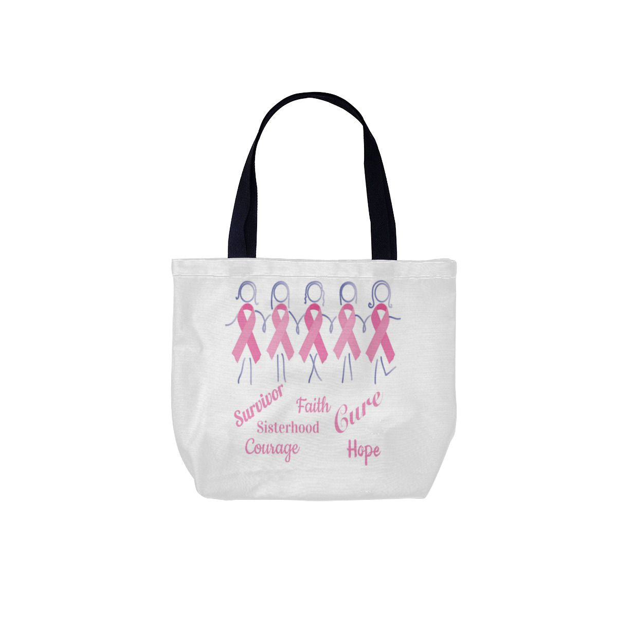 Breast Cancer Survivor Pink Ribbon Sisterhood Canvas Bag No.8JLVM6