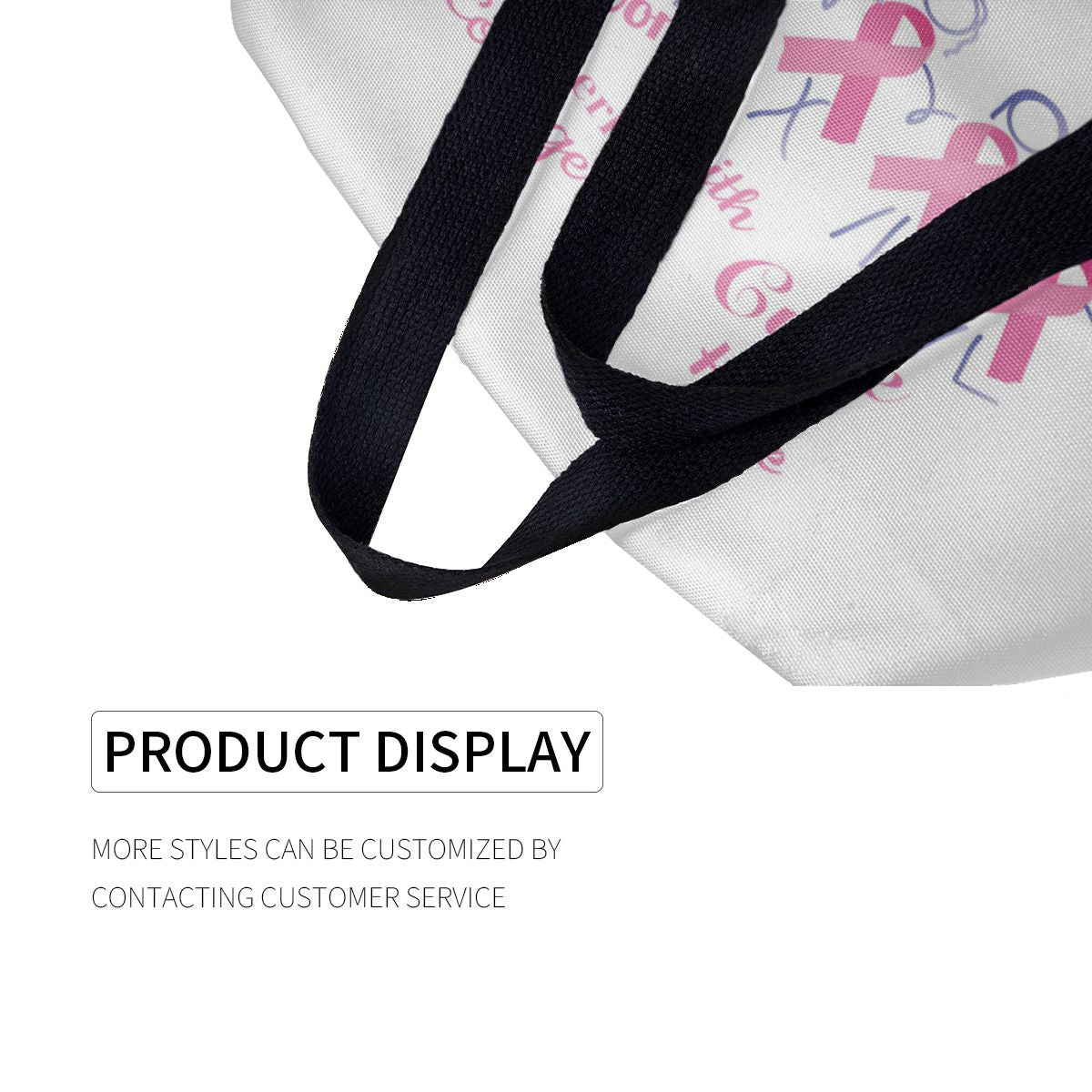 Breast Cancer Survivor Pink Ribbon Sisterhood Canvas Bag No.8JLVM6