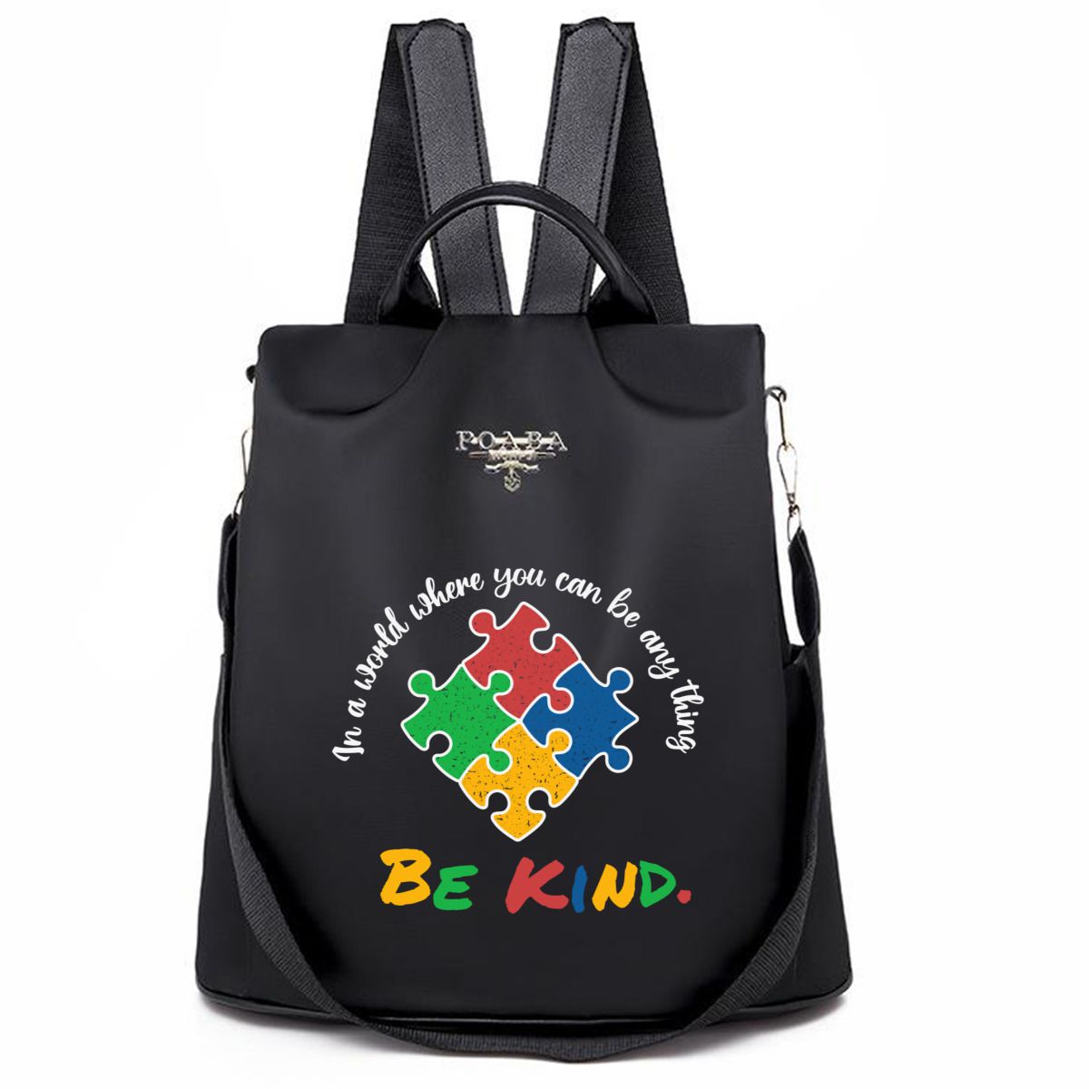 Be Kind Puzzle Autism (2) Backpack No.W26VWH