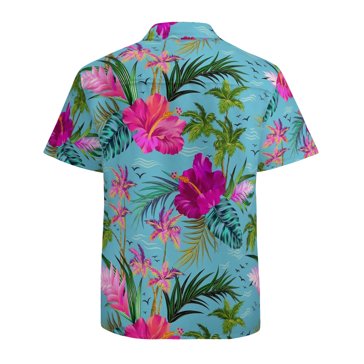 Hello Hawaii, A Stylish Retro Aloha Pattern. Graphic Hawaiian Shirts No.W2KOKN
