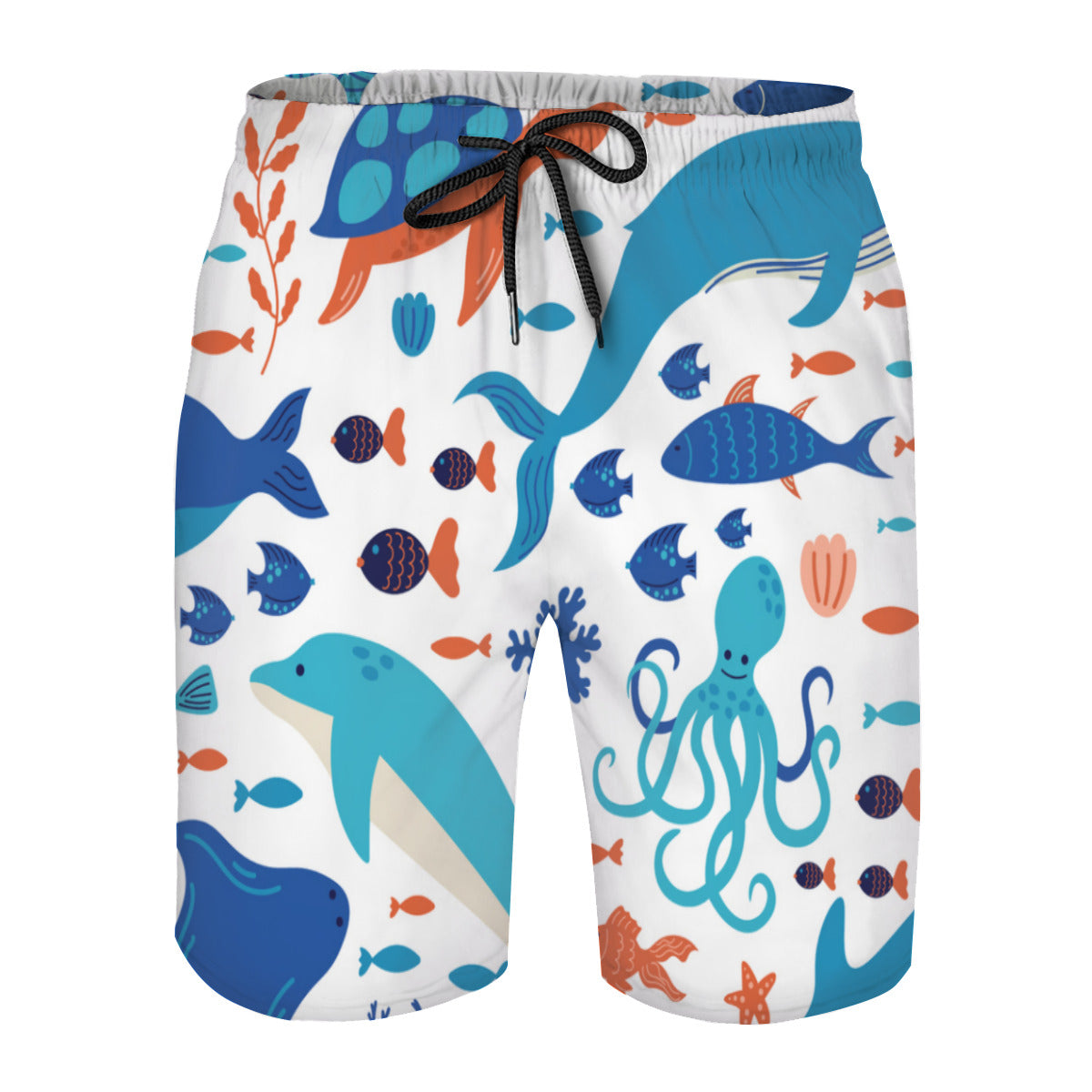 Marine Animals 01 Men's Swim Trunks No.WA9CPT