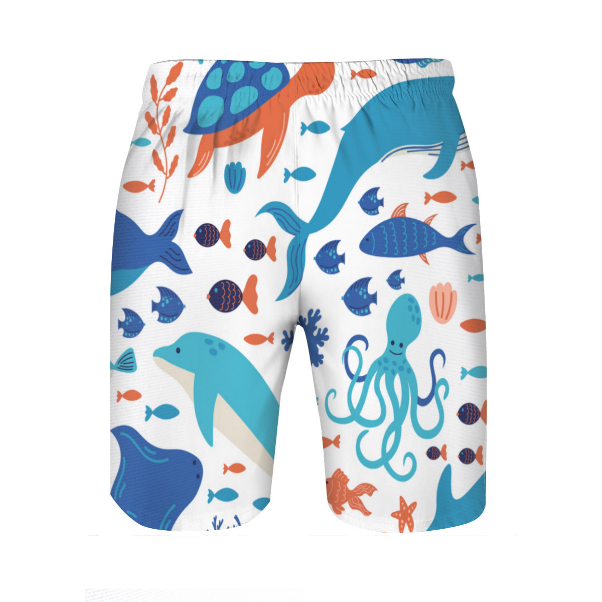 Marine Animals 01 Men's Swim Trunks No.WA9CPT