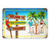 Welcome To Paradise Beach - Gift For Couples - Personalized Custom Classic Metal Signs