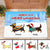 Wiener Wonderland Christmas Dachshund Personalized Doormat