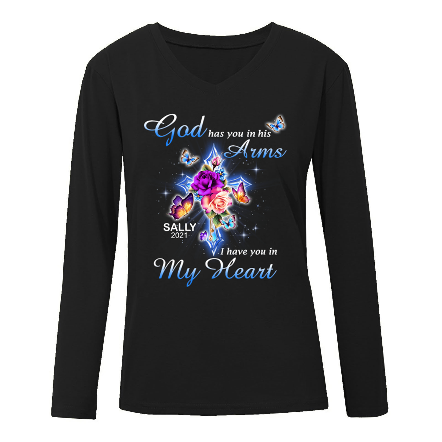 I Have You In My Heart Memorial Family Long Sleeve Shirt