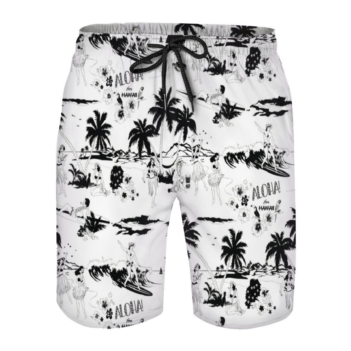 Hawaii Pattern 007 Men's Swim Trunks No.XDGRKQ