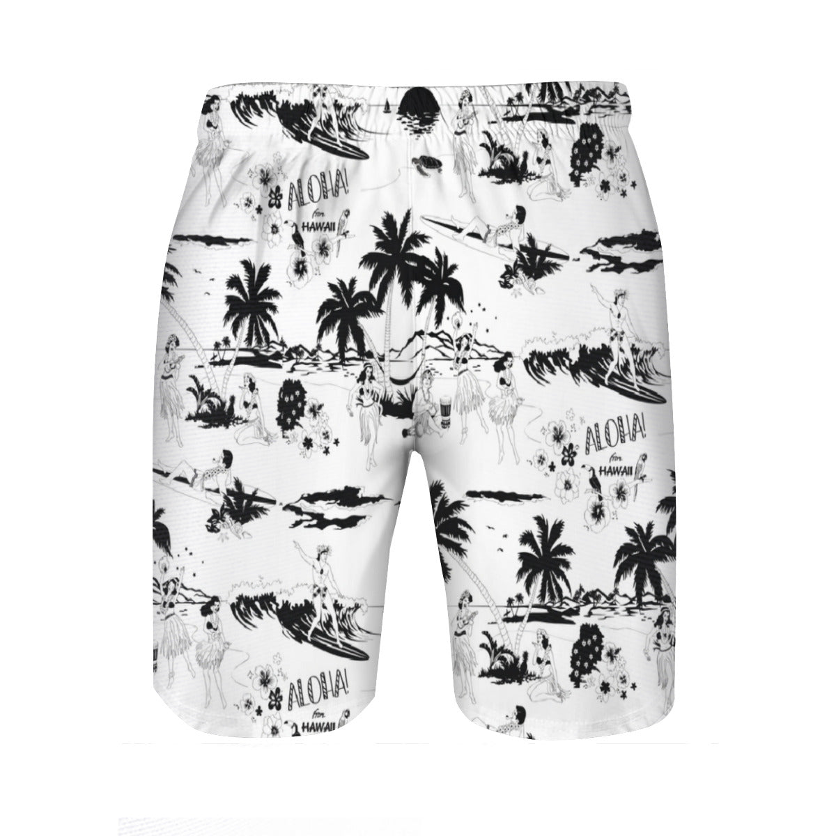 Hawaii Pattern 007 Men's Swim Trunks No.XDGRKQ