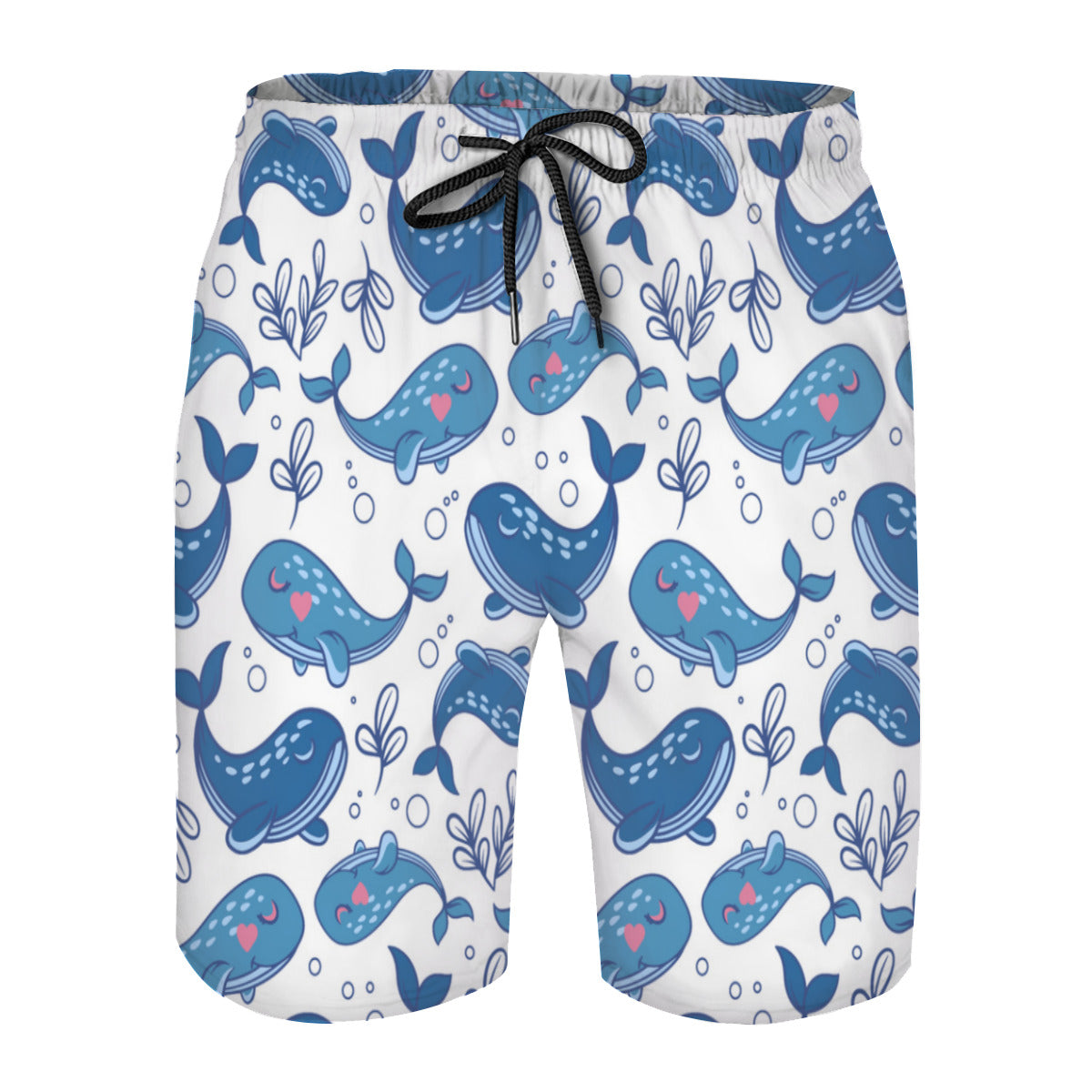 Cute Whale Men's Swim Trunks No.XE29ZC